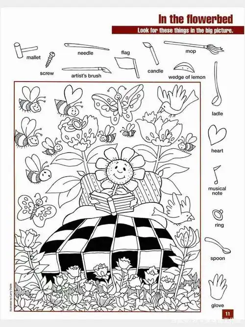 英文版图画捉迷藏