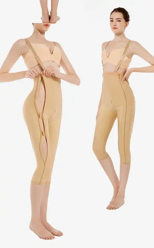 一期大腿腰腹环吸高腰塑身衣 无吸脂和抽脂功能的塑身裤 强压力裤 肤