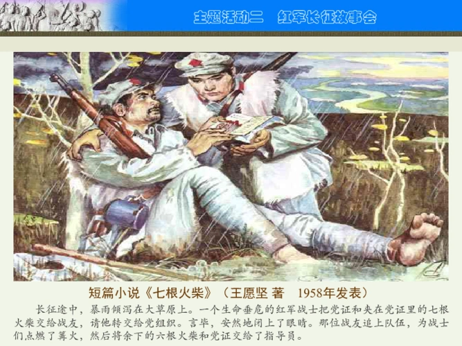 川教版 历史八上 第三学习主题 主题活动二 红军长征故事会 课件