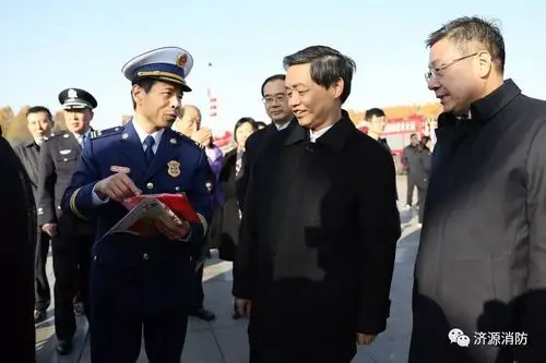 济源示范区党工委书记张战伟点赞消防宣传工作