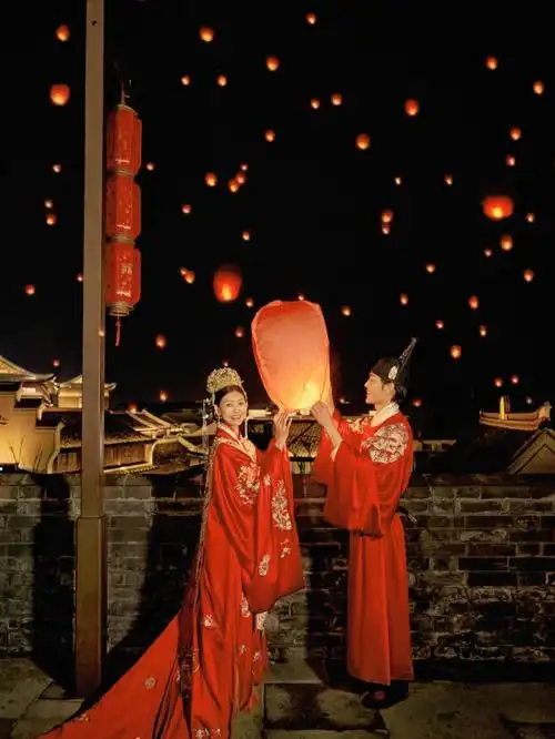 让人无法抗拒古装魅力汉服婚纱照