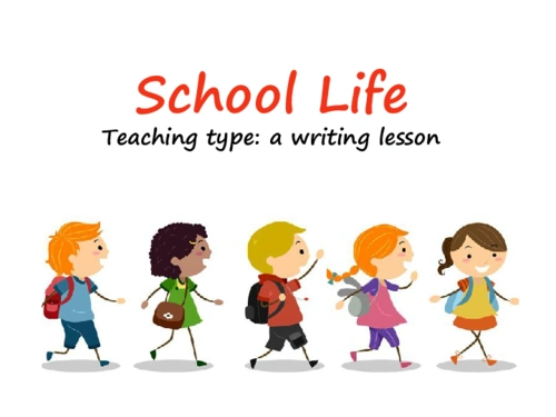 话题作文school life课件20张ppt