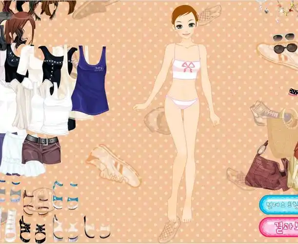 p>《清纯韩国美眉》是一款装扮小游戏,游戏大小为333k. /p>