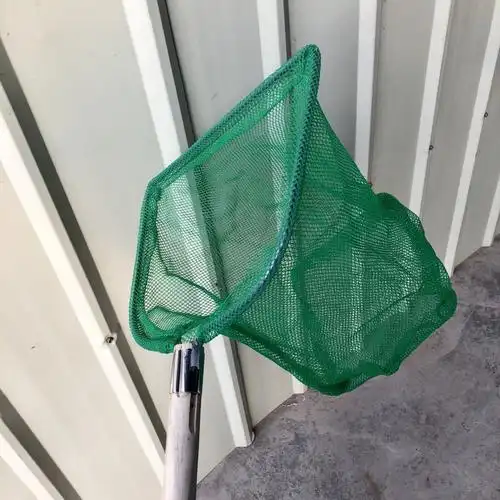 抄网捞网木柄制作捞鱼网抄鱼网圈手工编织网兜实木抄网水产市场用