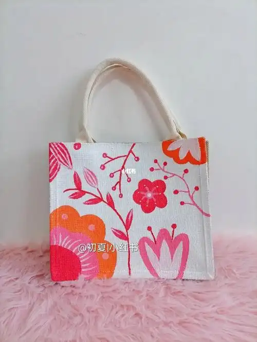 muji麻袋改造 #手工diy #创意礼物 #个性穿搭 #手绘  #手绘包包