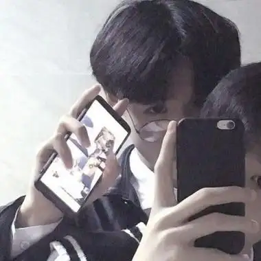 真人男生双人基友头像