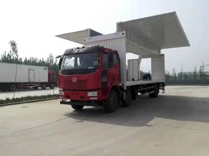 9米6前四后四飞翼货车 国五前四后四9.6米飞翼