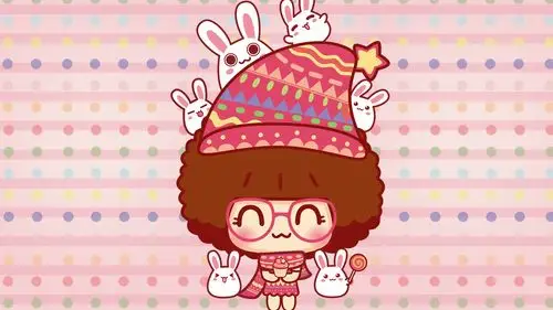 摩丝摩丝粉色系可爱卡通高清图片壁纸