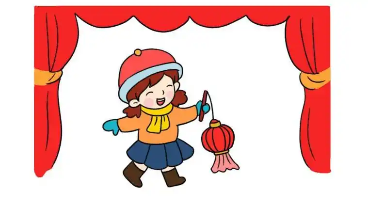 儿童演出海报简笔画