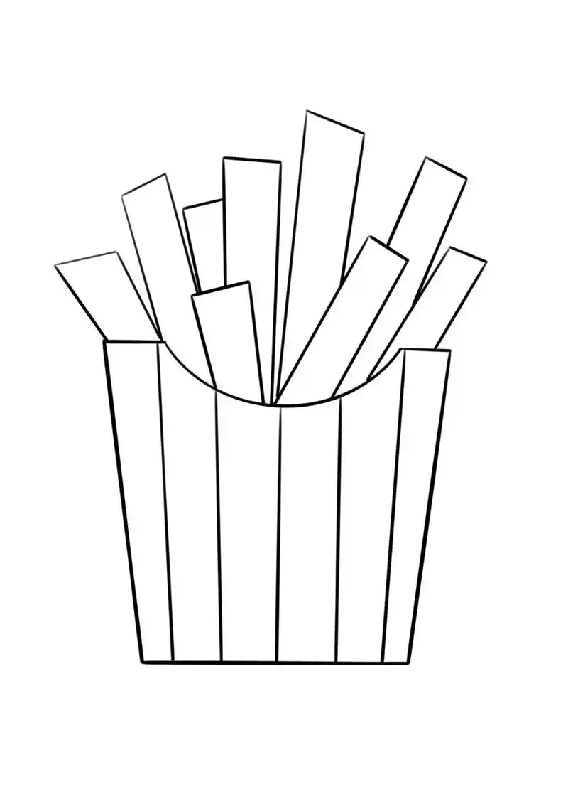 简笔画教程分享 薯条93 简笔画教程分享 薯条93!