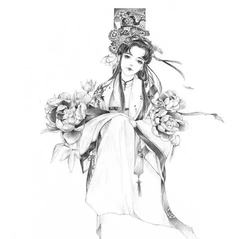 9款黑白古风美女图片千姿百态撩动你的心