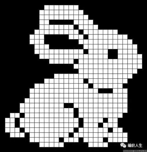 兔年织兔千姿百态的超可爱简单兔子图案儿童毛衣图解来咯