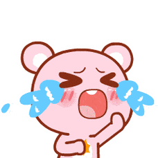 小熊难过哭泣流泪gif动图_动态图_表情包下载_soogif