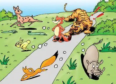 虎假狐威二年级手抄报二年级手抄报