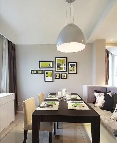 热门现代小户型餐厅装修实景图片大全设计图片赏析--土巴兔装修效果图