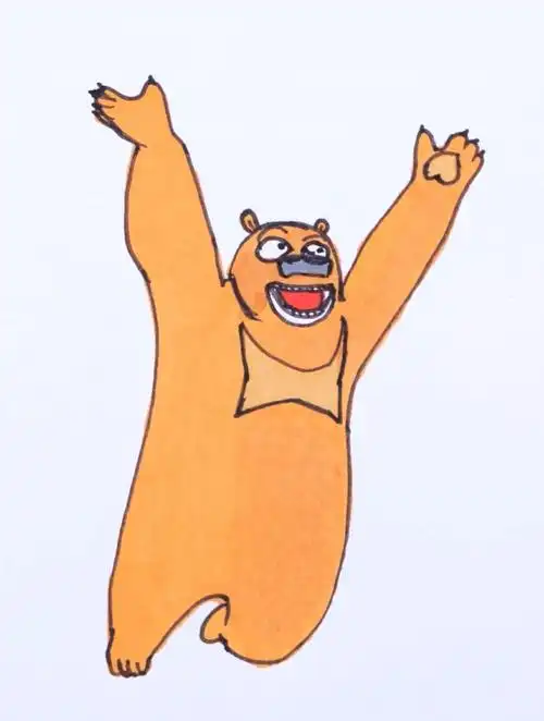 超可爱,画一只熊出没熊大简笔画-度小视