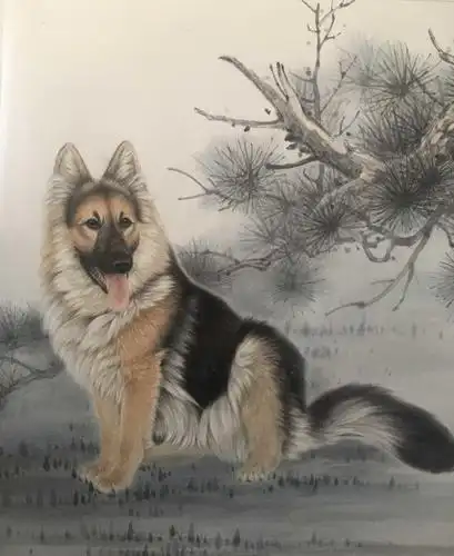 王江涛 工笔动物画