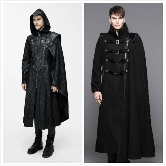 瘟疫医生深知如此,为了将腹股沟等重要部位保护起来,黑色长皮酷是必要