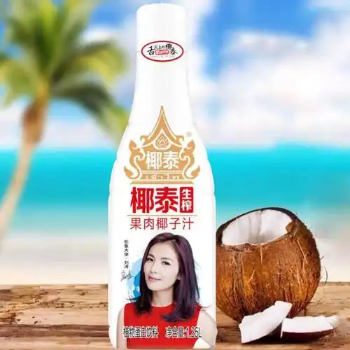 新货贝奇椰泰生果肉椰子汁整箱1.25升x6果味
