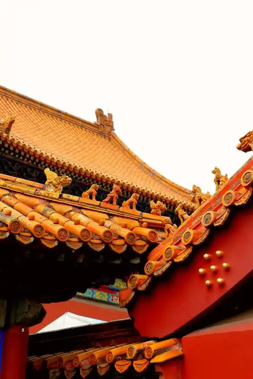 故宫一角琉璃瓦