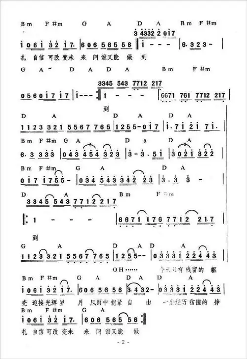 光辉岁月(带和弦版),电子琴,电子琴入门,电子琴入门教程,电子琴简谱