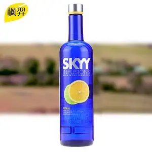 skyy vodka/蓝天伏特加 深蓝伏特加柑橘口味 美国进口洋酒 750ml