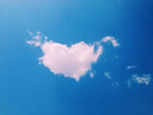 草莓音乐节上的爱心云!