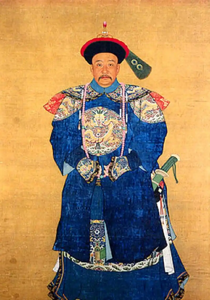 清朝名将福康安画像.