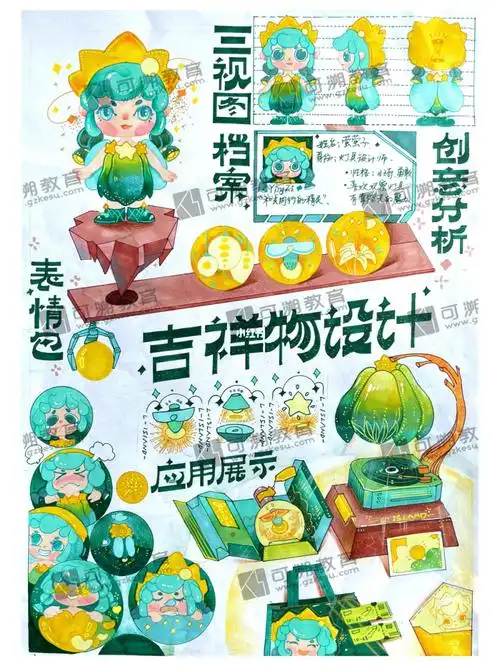 广州大学视觉传达设计考研手绘快题作品参考