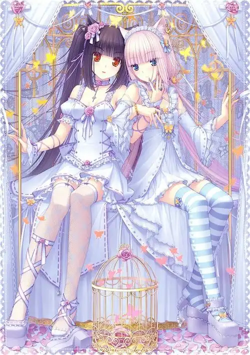 二次元双子美少女 美图分享