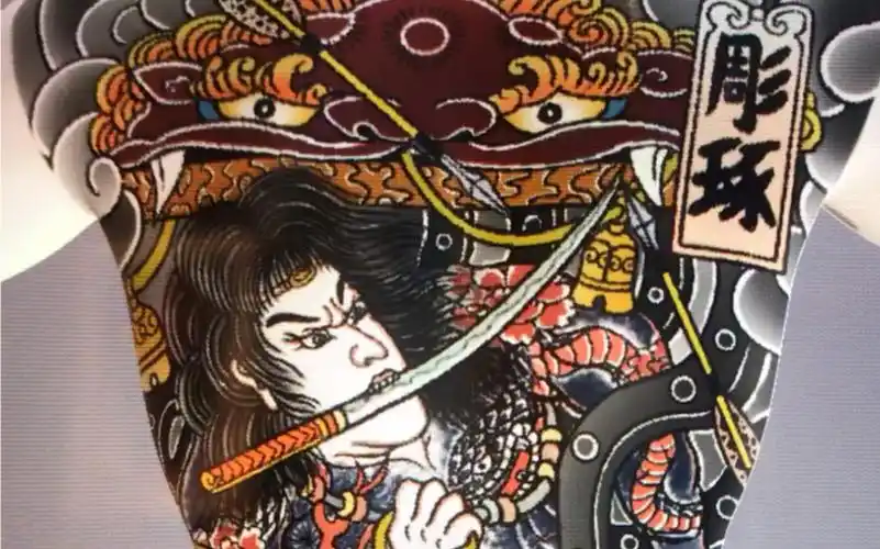 老传统 水浒人物 张顺破水门 彫琢手稿