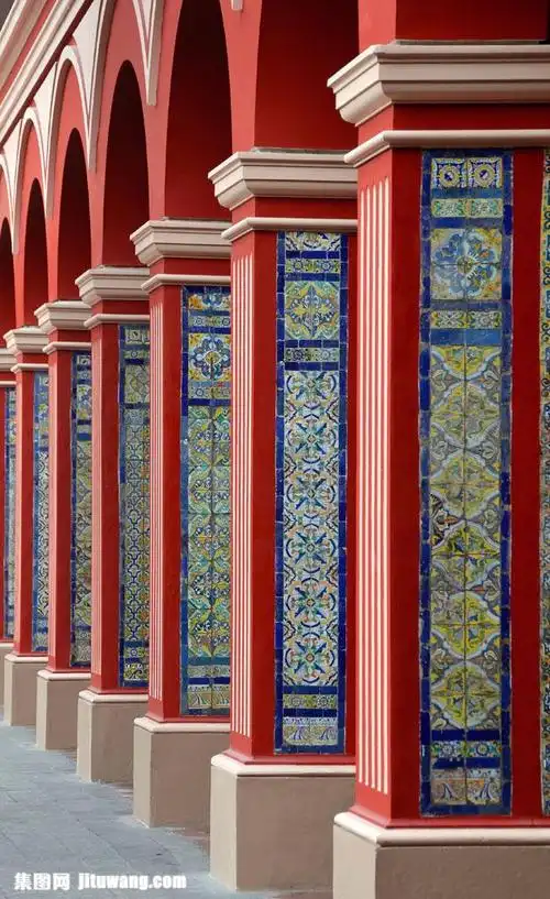 中式古典柱子图片