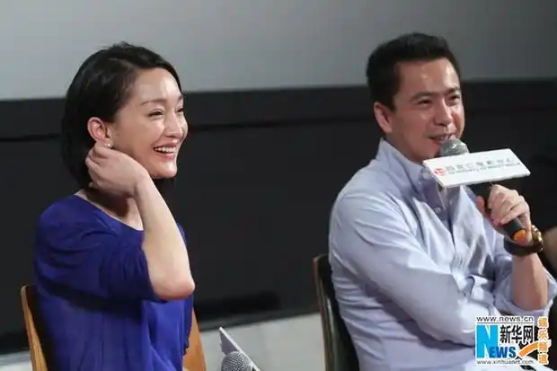 周迅画皮2亲友会王中磊送拥抱送情书