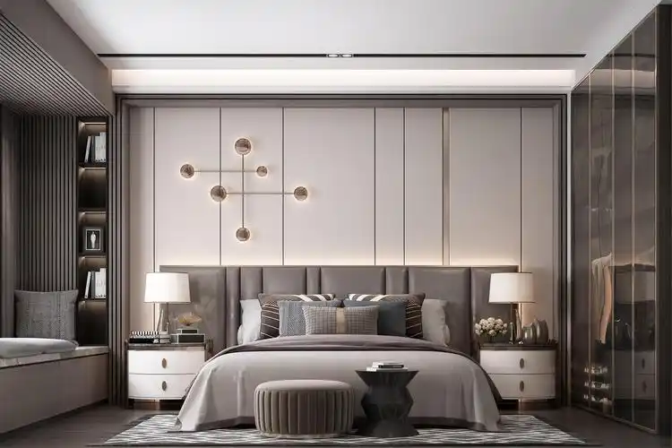 卧室房间3d壁纸装修效果图欣赏