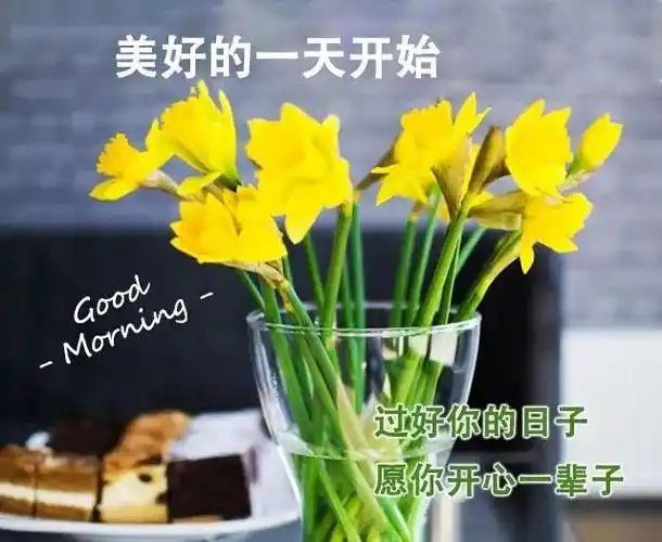 8张最新清新漂亮夏日早上好图片带字带祝福语好看的朋友圈早安问候