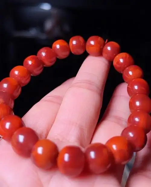 川料南红玛瑙手串