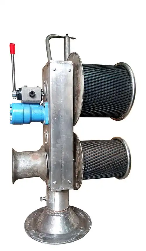 起网机 船用小型双马达 地笼机 渔船拉网机 拖网机 304不锈钢材质