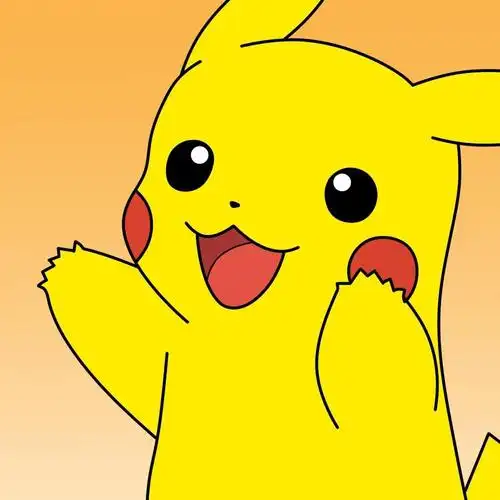 黄色皮卡丘系列可爱手绘头像,卡通头像图片-回车桌面
