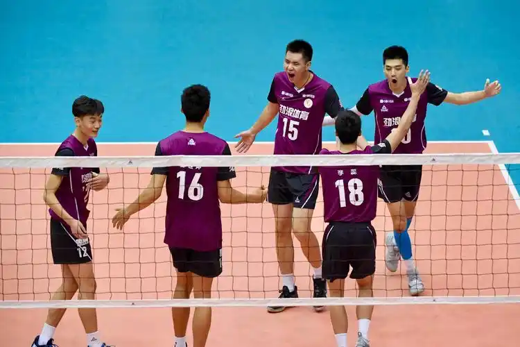 排球全国男排锦标赛四川队胜山东队