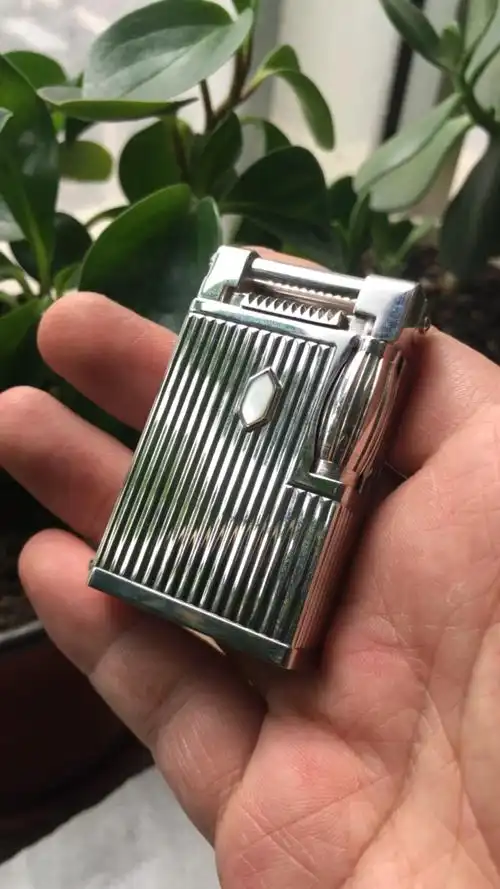 18k白金都彭打火机