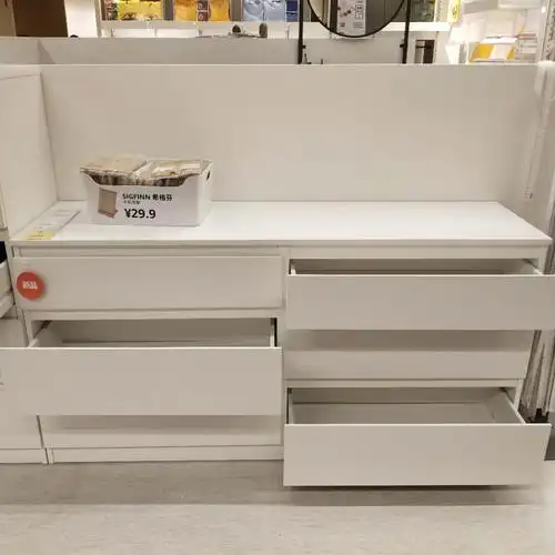 宜家国内北欧简约库伦六斗抽屉收纳入户门柜斗柜