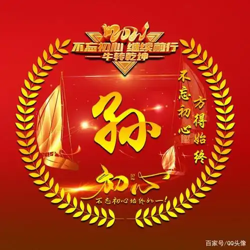 100个励志姓氏微信头像,2021不忘初心继续前行方得始终