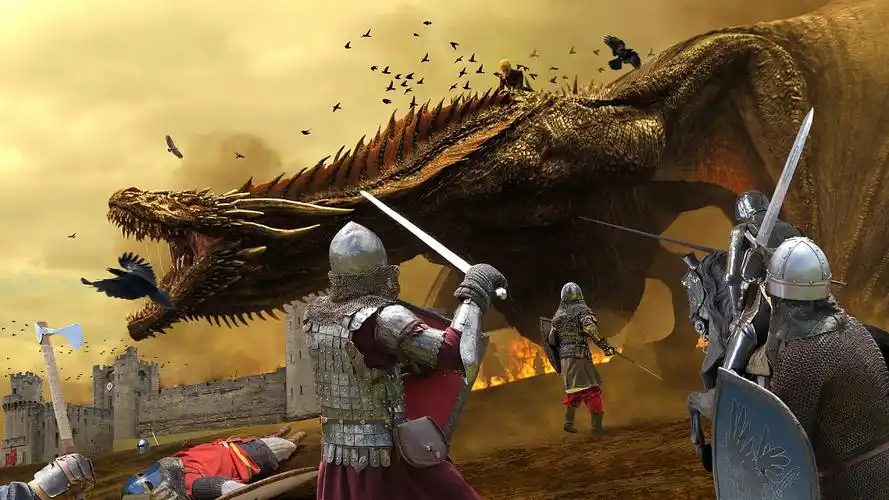 创意合成海报《冰火龙》