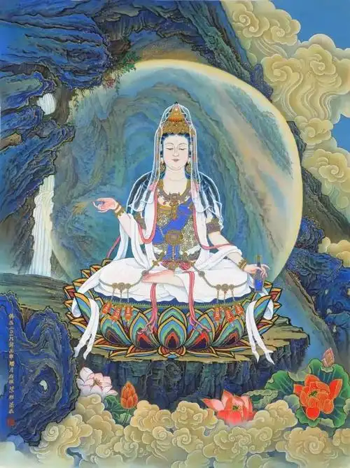 今日恭迎观世音菩萨出家日祈愿一切众生消灾免难福慧圆满