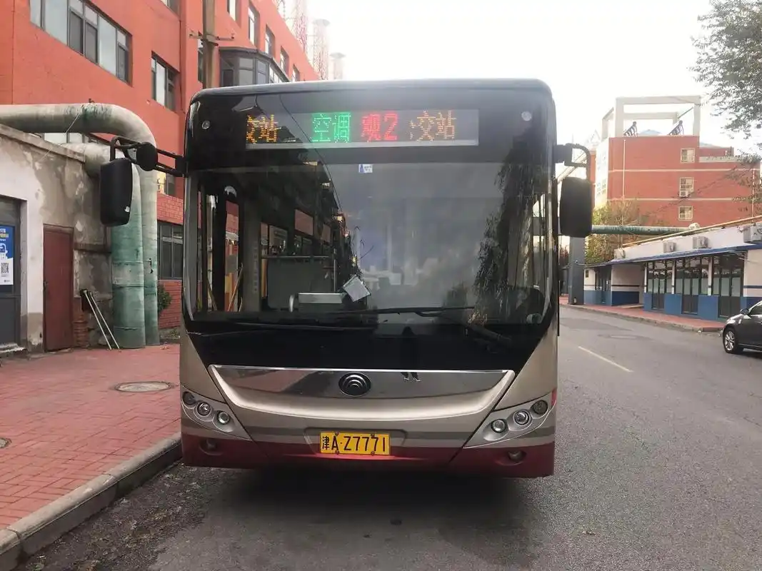 天津公交观光2路.#图文伙伴计划 天津公交观光2路公交车,第 - 抖音