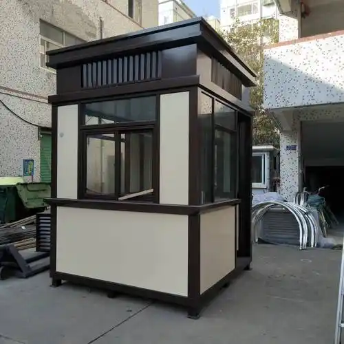 韶关保安亭惠州梅州小区收费亭深圳岗亭厂珠海物业管理保安岗亭图片