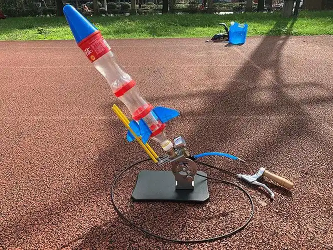 水火箭全套制作材料青少年科学竞赛水动力火箭头椎尾翼发射器套装1燕