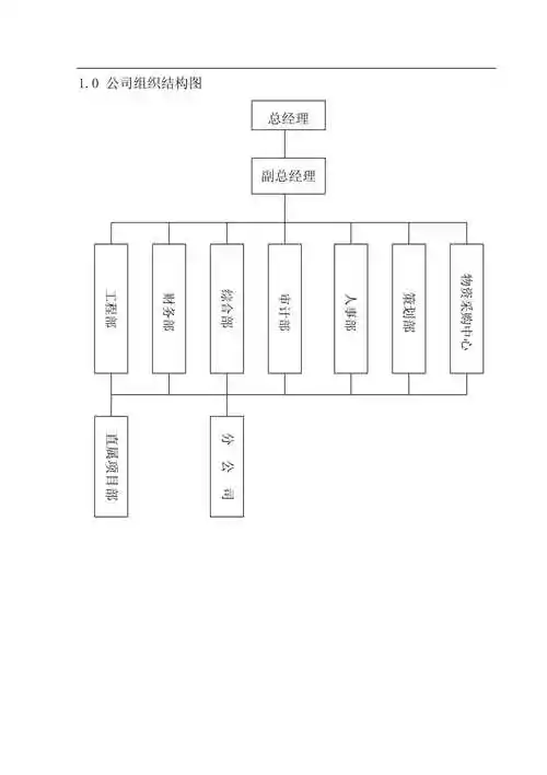 组织设计5公司组织结构图1
