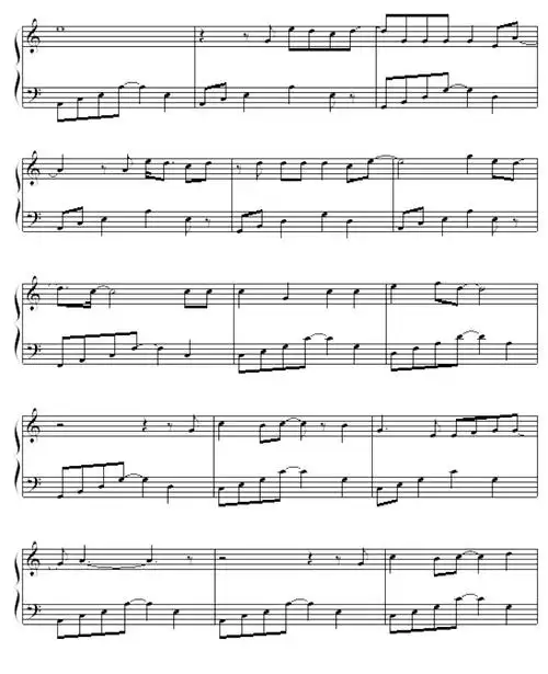 如果的事钢琴谱-环球钢琴网