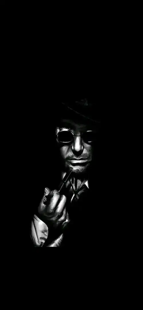 壁纸@amoled屏专属壁纸,黑酷省电